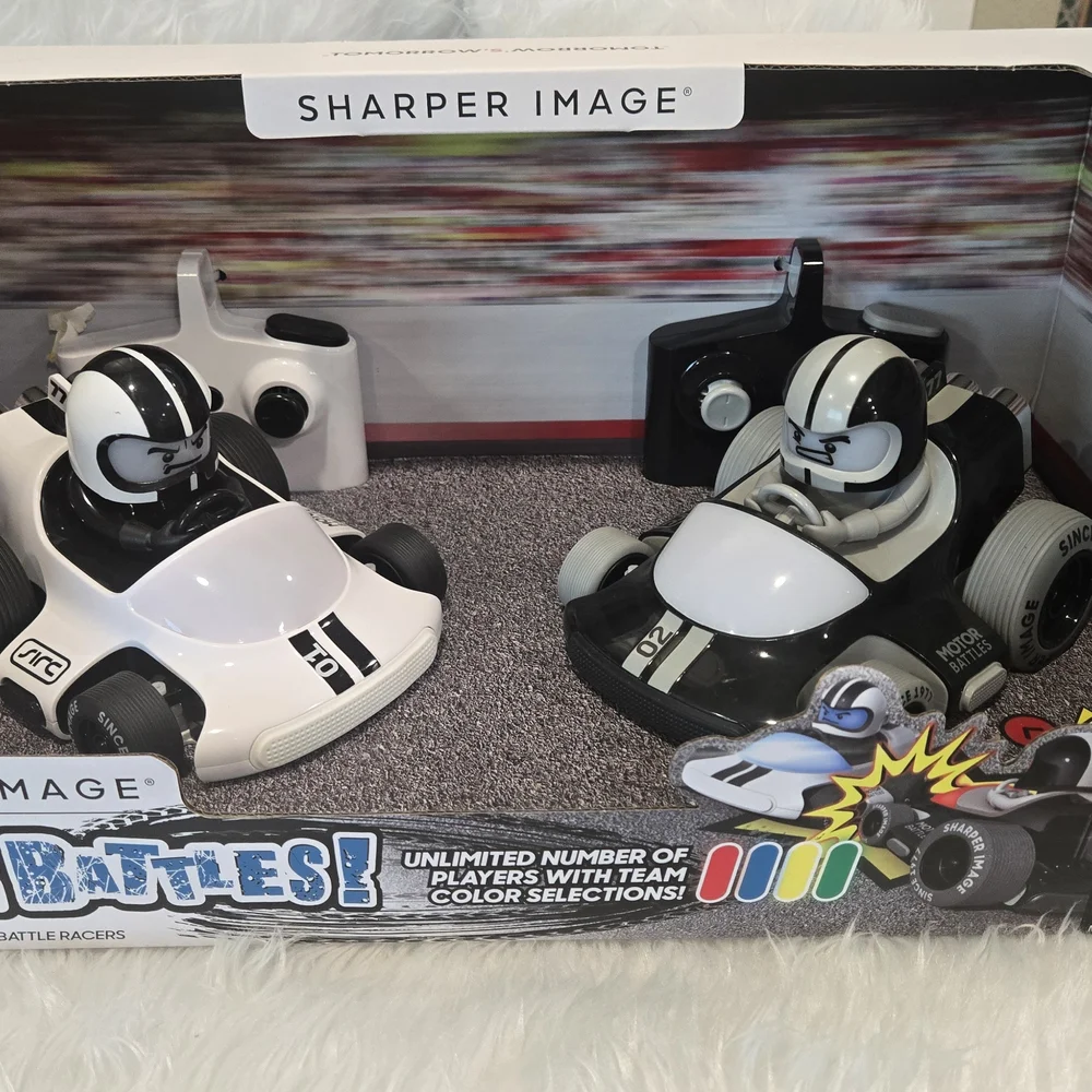 Sharper Image Black and White Futuristic Controllers‎